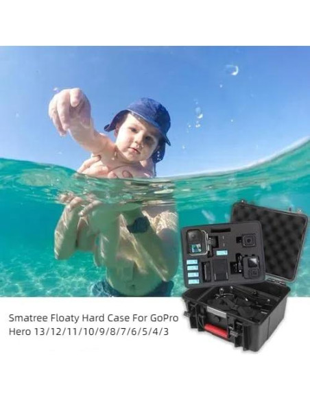 Estuche Duro Impermeable Smatree GA700-3 para GoPro y DJI OSMO