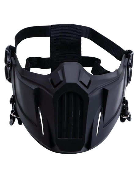 Máscara de Airsoft Yeesport 4546 con Correa Ajustable - Negro
