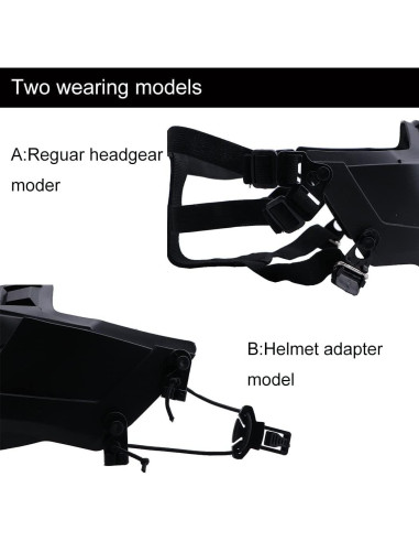 Máscara de Airsoft Yeesport 4546 con Correa Ajustable - Negro