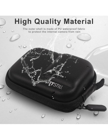 Funda Dura Mini FiTSTILL para DJI Osmo Action 5/4/3 - PU Negra