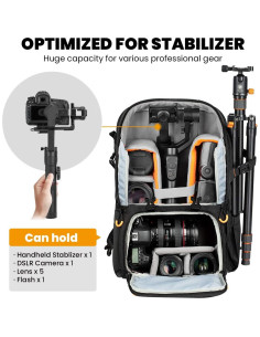 Mochila para Cámara TARION PB-L 14.7L Acceso Lateral Impermeable 2