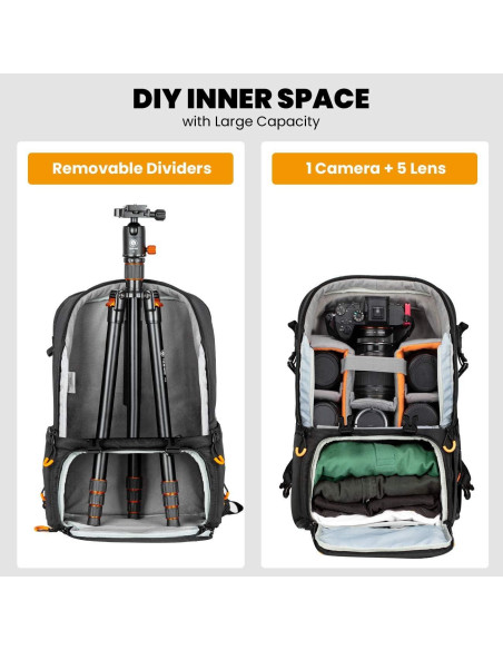 Mochila para Cámara TARION PB-L 14.7L Acceso Lateral Impermeable