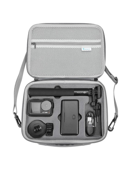 Funda de Cuero PU Skyreat para DJI Osmo Action 3/4/5 - Bolsa de Hombro