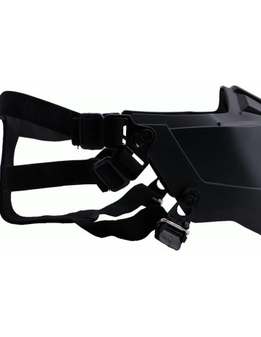 Máscara de Airsoft Yeesport 4546 con Correa Ajustable - Negro