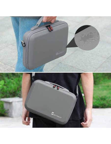 Funda de Cuero PU Skyreat para DJI Osmo Action 3/4/5 - Bolsa de Hombro