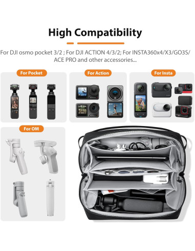Bolsas de Transporte STARTRC PHOTO para DJI Osmo Action 5 Pro