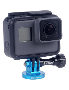 Adaptador de Montaje de Trípode Smatree Aluminio Azul Compatible Gopro 2