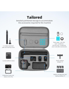 Funda de Transporte Flymile para DJI Osmo Action 5 Pro/4, Compacta y Resistente 2