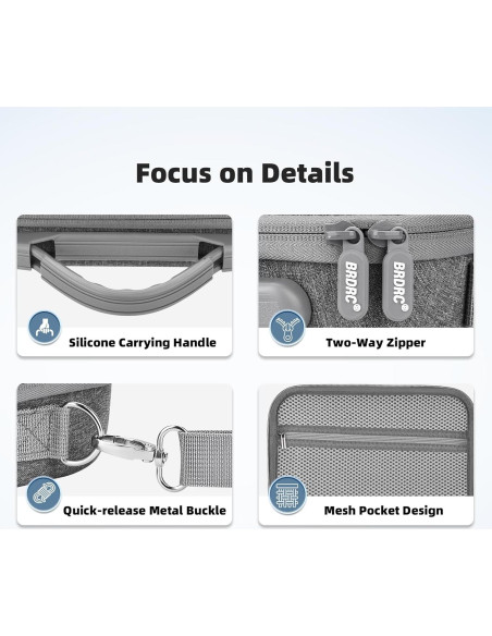 Funda de Transporte Flymile para DJI Osmo Action 5 Pro/4, Compacta y Resistente