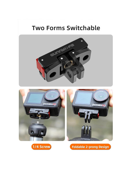 Adaptador Magnético Plegable para OSMO Action 5 Pro/4/3/2
