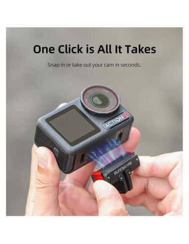 Adaptador Magnético Plegable para OSMO Action 5 Pro/4/3/2