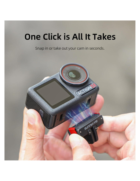 Adaptador Magnético Plegable para OSMO Action 5 Pro/4/3/2