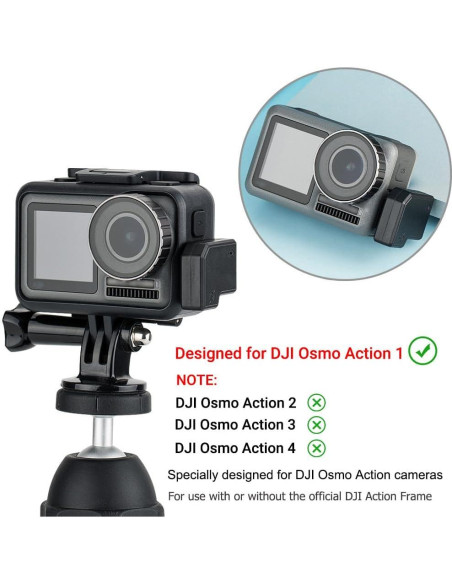 Adaptador de Micrófono Dual USB-C 3.5mm para DJI Osmo Action 1