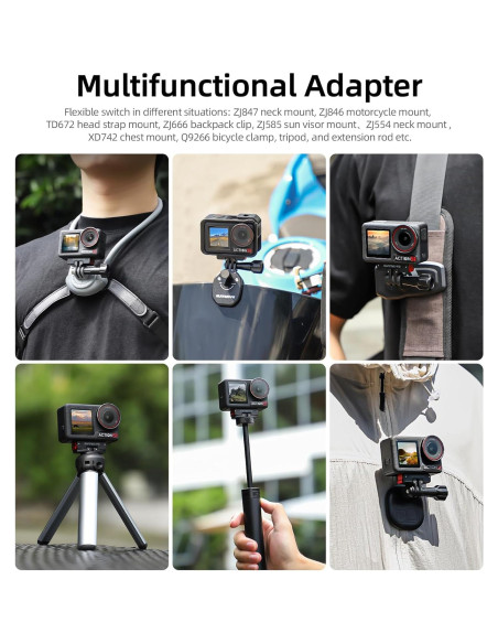 Adaptador Magnético Plegable para OSMO Action 5 Pro/4/3/2