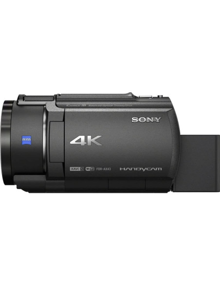 Sony FDR-AX43 Handycam 4K + Tarjeta 64GB + 2 Baterías + Accesorios