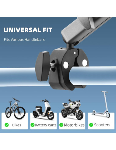 Soporte de Cámara para Bicicleta BRDRC Pocket 3 Aluminio