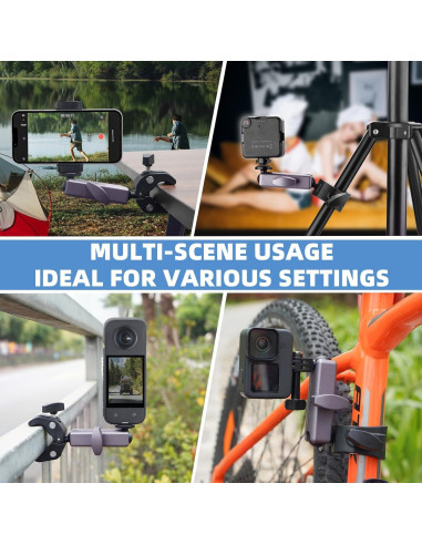 Soporte de Cámara para Bicicleta BRDRC Pocket 3 Aluminio