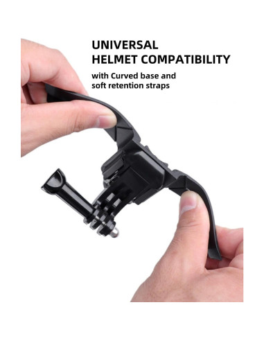 Soporte de Barbilla para Casco Genérico con Liberación Rápida