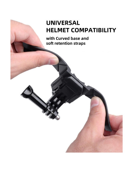 Soporte de Barbilla para Casco Genérico con Liberación Rápida