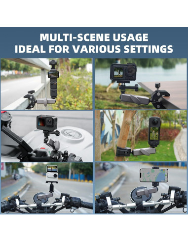 Soporte de Cámara para Bicicleta BRDRC Pocket 3 Aluminio