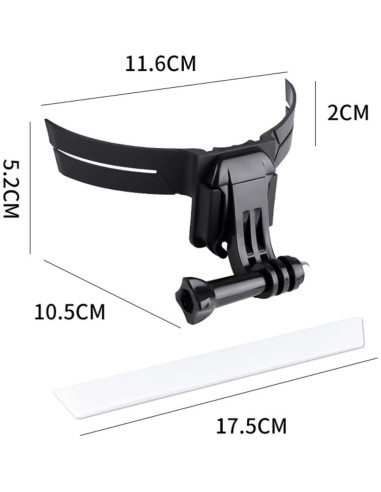 Soporte de Barbilla para Casco Genérico con Liberación Rápida