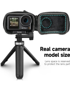 Funda Protectora TELESIN para DJI Osmo Action 3 4 5 e Insta 360 Ace 2