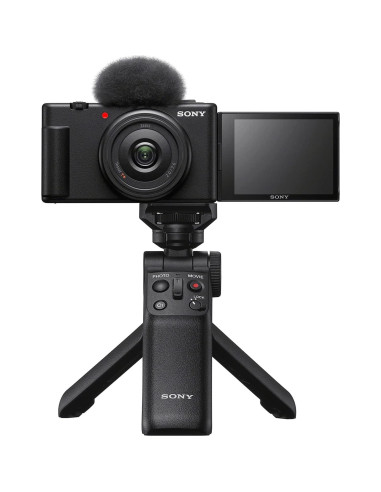 Cámara Vlog Sony ZV-1F/B 4K 20.1MP con Kit ACCVC1
