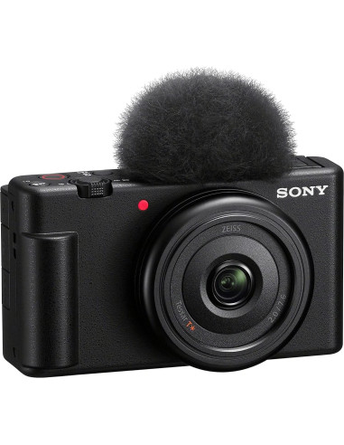Cámara Vlog Sony ZV-1F/B 4K 20.1MP con Kit ACCVC1