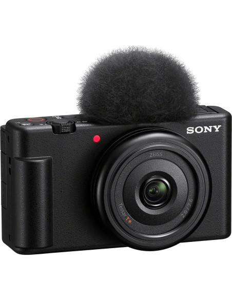 Cámara Vlog Sony ZV-1F/B 4K 20.1MP con Kit ACCVC1