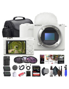 Cámara Sin Espejo Sony Alpha ZV-E10 II Blanco + Accesorios