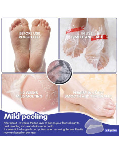 Mascarilla Exfoliante para Pies SPINOSUM - 2 Pares, Aloe Vera 2