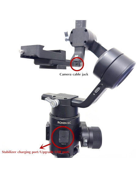 Cable de Control de Cámara USB-C para DJI Ronin-SC 35cm