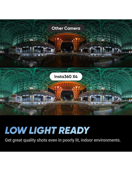 Cámara 360 Insta360 X4 - Video 8K, Foto 72MP, Paquete