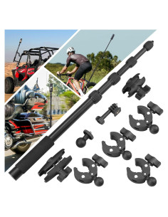 Soporte para Motocicleta BRDRC con Palo de Selfie 1.5m
