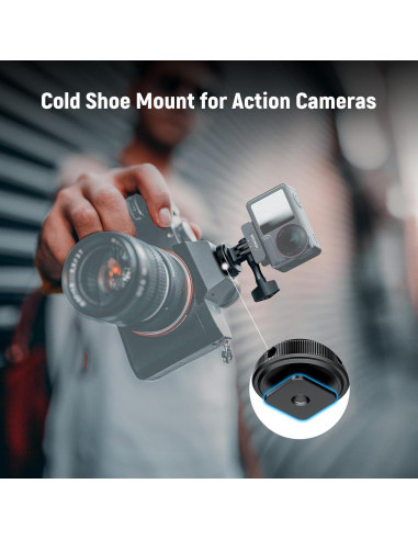 Adaptador de Montaje en Zapata Fría NEEWER GP-63 para Cámaras de Acción