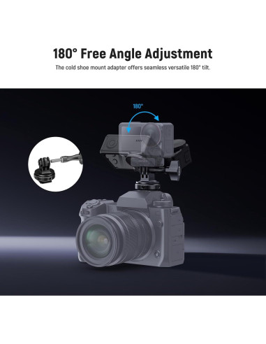 Adaptador de Montaje en Zapata Fría NEEWER GP-63 para Cámaras de Acción