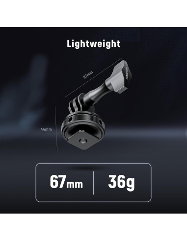 Adaptador de Montaje en Zapata Fría NEEWER GP-63 para Cámaras de Acción