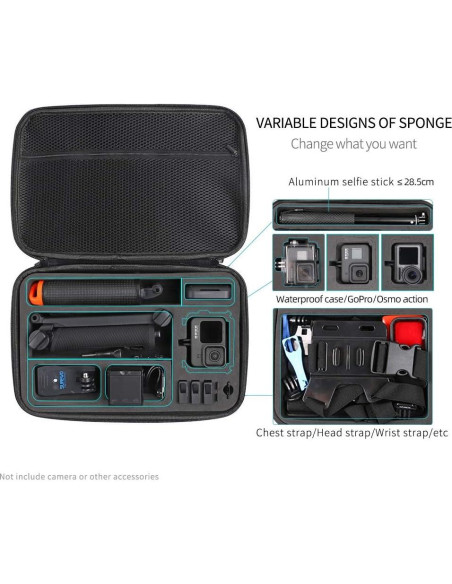 Funda Impermeable Grande SUREWO para GoPro y Accesorios