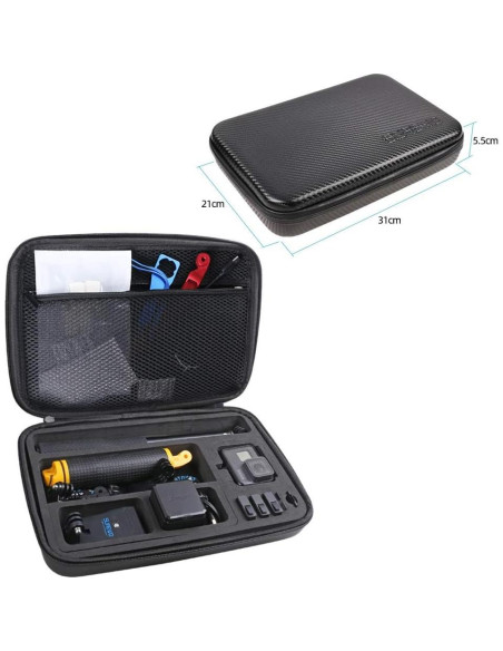 Funda Impermeable Grande SUREWO para GoPro y Accesorios