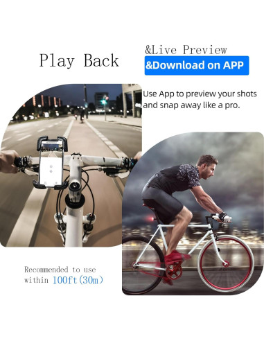Cámara de Acción Mini 4K Dahocamgo Negra con Estuche Impermeable