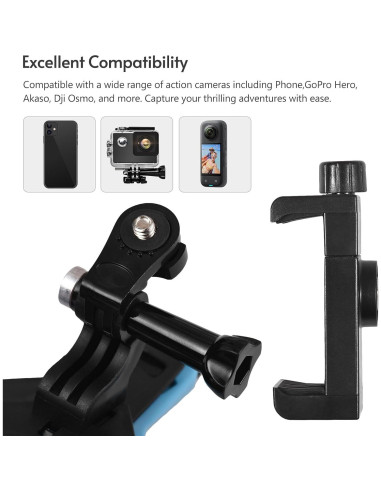 Soporte de cámara para casco Namolit para GoPro y DJI Osmo