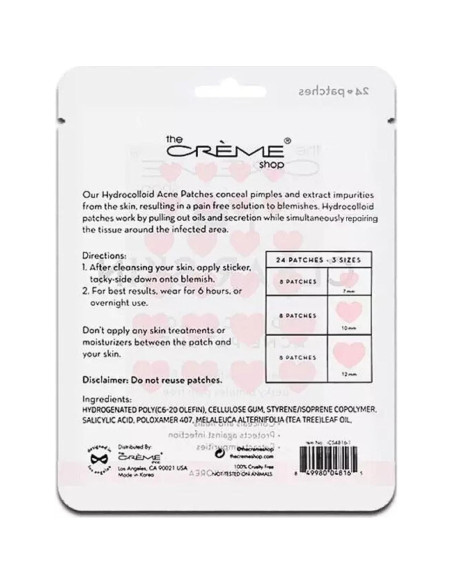 Parches Hidrocoloides para Acné The Crme Shop - 72 Parches