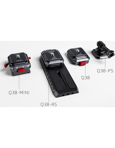 Adaptador de Montaje en Trípode IFOOTAGE Q38-SP para Cámara de Acción