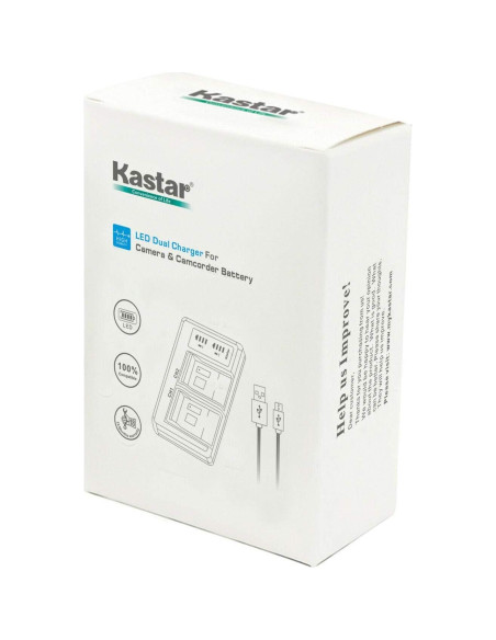 Kastar Paquete 4 Baterías Litio-Ion y Cargador USB para SJCAM SJ7