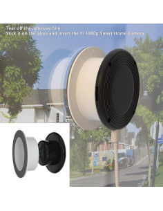 Soporte de Ventana Teccle para Cámara Yi Home - Paquete de 2 2