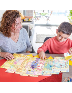 Stickers 3D Genérico Multicolor Reutilizables 8 Conjuntos 2