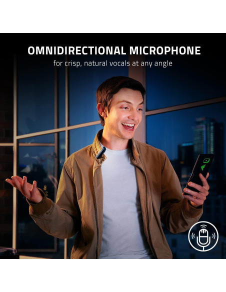 Micrófono Bluetooth Razer Seiren BT Lavalier Inalámbrico