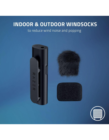 Micrófono Bluetooth Razer Seiren BT Lavalier Inalámbrico