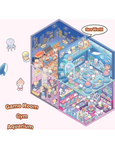 Stickers 3D WUUPCKY para Crear Escenas de Animales - 20 Piezas 2