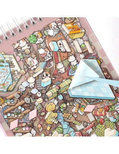 Stickers 3D WUUPCKY para Crear Escenas de Animales - 20 Piezas